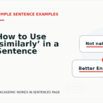 How to Use ‘similarly’ in a Sentence