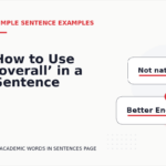 How to Use ‘overall’ in a Sentence