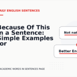Because Of This in a Sentence: Simple Examples for Learners