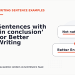 Sentences with ‘in conclusion’ for Better Writing