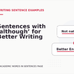 Sentences with ‘although’ for Better Writing