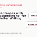 Sentences with ‘according to’ for Better Writing