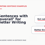 Sentences with ‘overall’ for Better Writing
