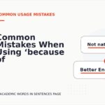 Common Mistakes When Using ‘because of this’ in a Sentence